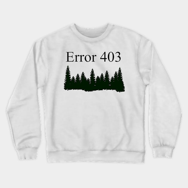 Forbidden Forest Crewneck Sweatshirt by shallotman